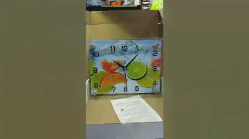 часы настенные цитрусы в воде 20*26см